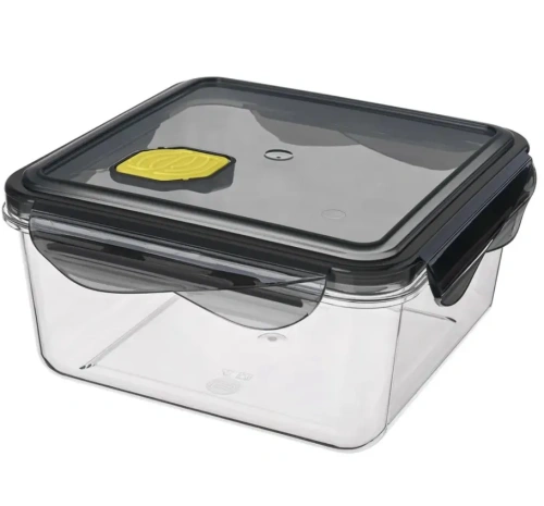 Контейнер д/продуктов brilliant прямоуг. клапан цв.черный 1,15л 431179813/12